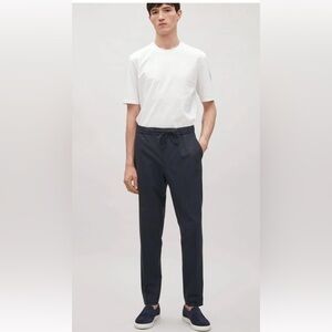 Cos mens SZ 46/30 tailored drawstring wool blend pants.
